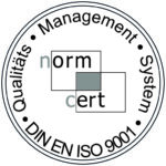 Siegel Qualitätsmanagement nach DIN EN ISO 9001
