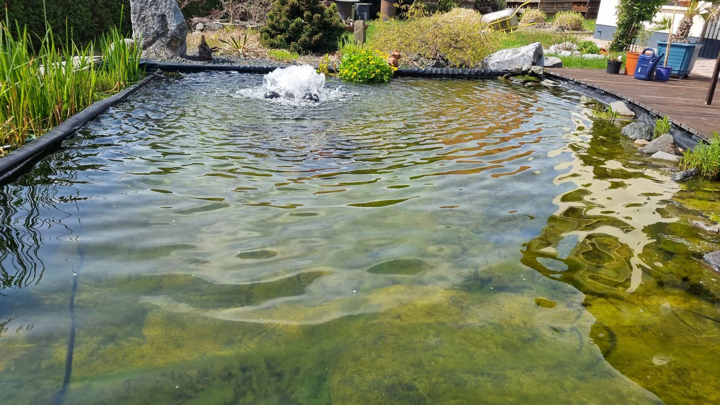 Teich ohne Netzanschluss Belüftungslösung PowerAir 50 Solar Teich ohne Netzanschluss Belüftungslösung PowerAir 50 Solar