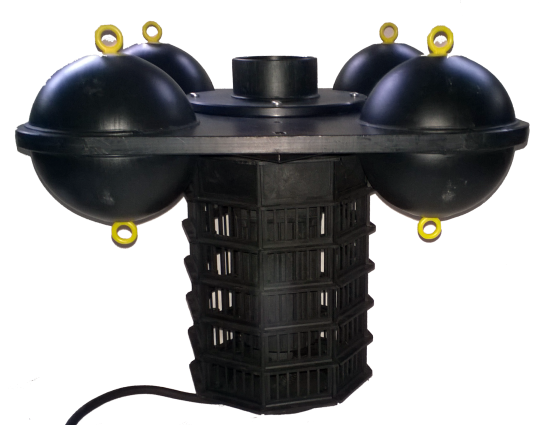 Wasserbelüfter Power-Air 50 Solar Teichbelüfter mit Propeller und Schwimmkörper zur nachhaltigen Sauerstoffzufuhr im Teich