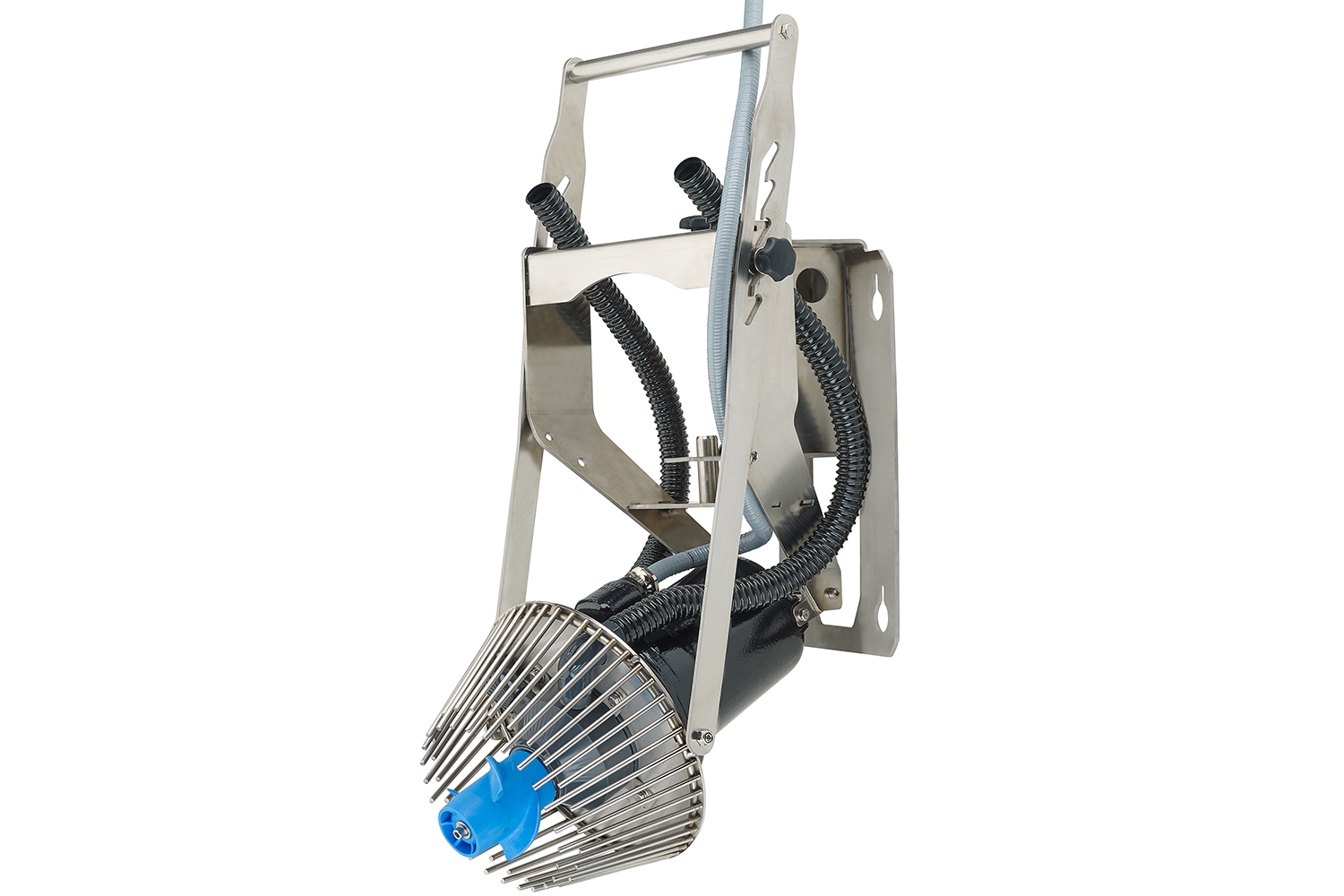 Turbo Jet Stationär, Wasserumwälzer mit Luftverwirbelung zur besseren Durchströmung in Teichen und Abwasseranlagen und zur Sauerstoffanreicherung